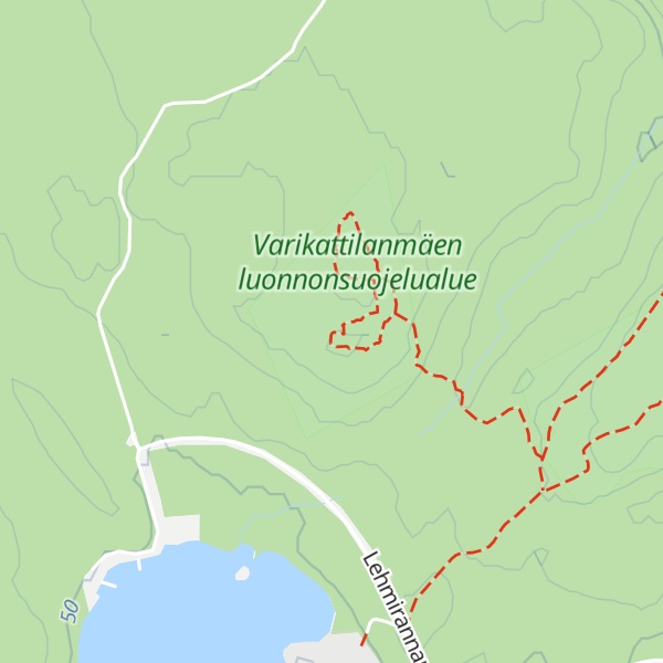Map of Varikattilanmäki