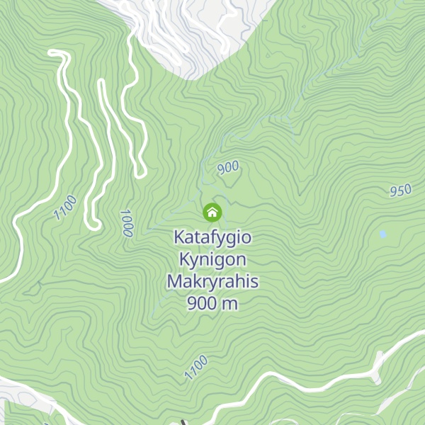 Map of Katafygio Kynigon Makryrahis