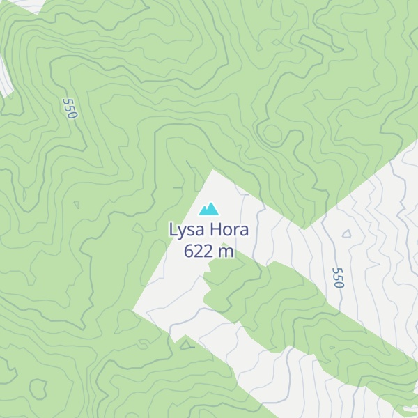 Map of Lysa Hora