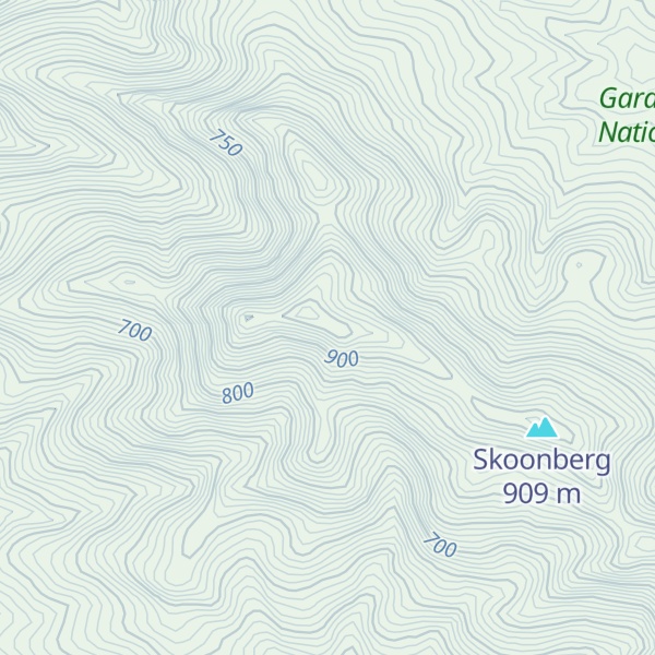 Map of Platboshoogte