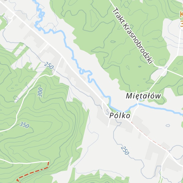 Map of Chatka na Roztoczu