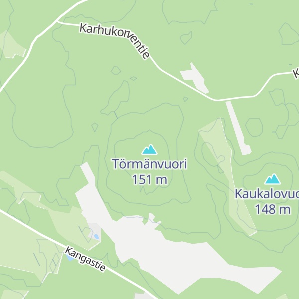 Map of Törmänvuori