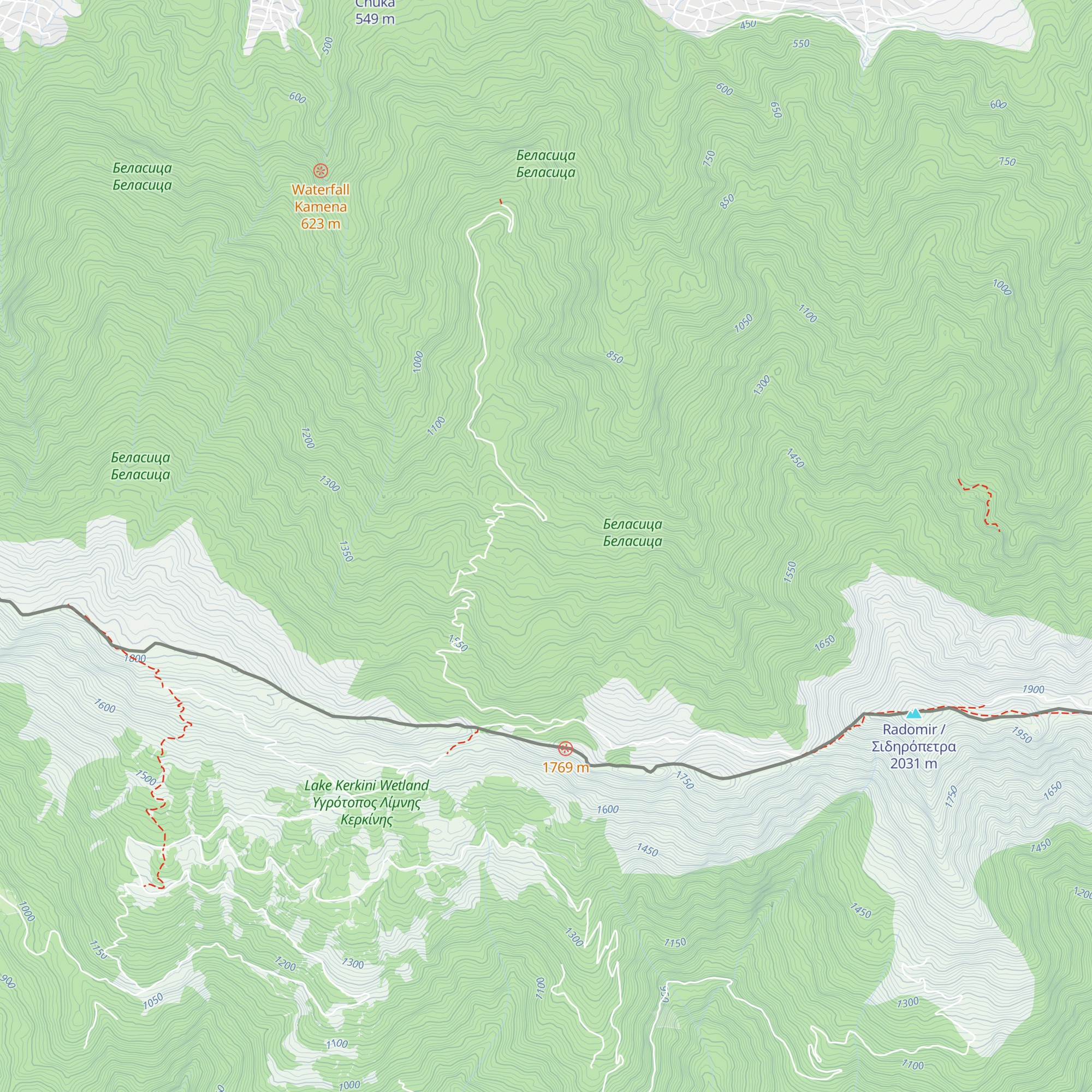 Lopovo Hut map