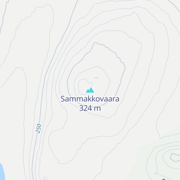 Map of Sammakkovaara