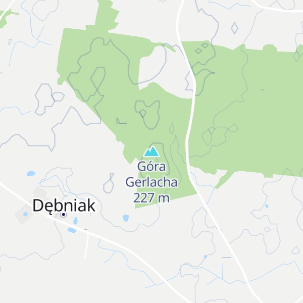 Map of Góra Gerlacha