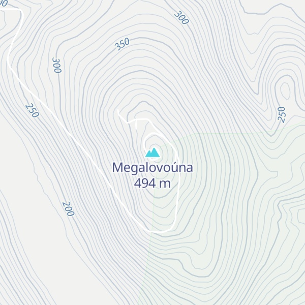 Map of Megalovoúna