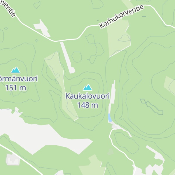 Map of Kaukalovuori