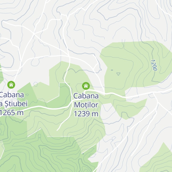 Map of Cabana Moților