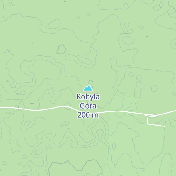 Map of Kobyla Góra