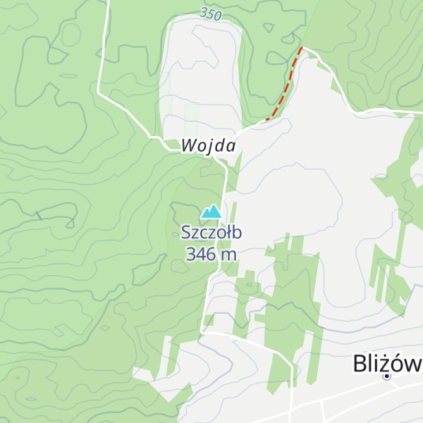 Map of Szczołb