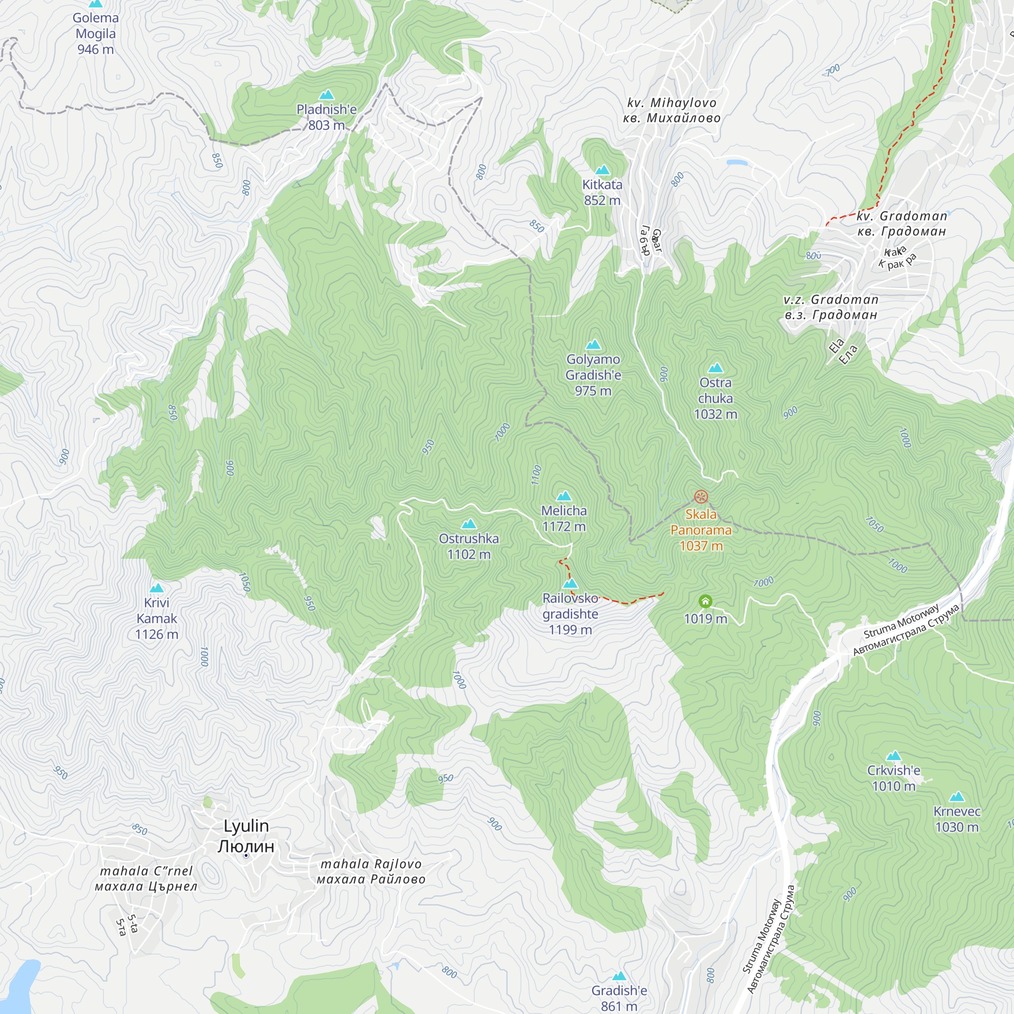 H. Lyulin (Remont) map