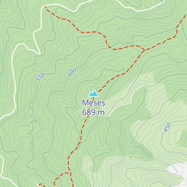 Map of Meseș