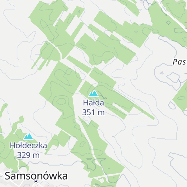 Map of Hałda