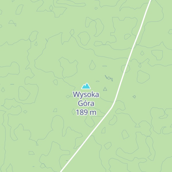 Map of Wysoka Góra