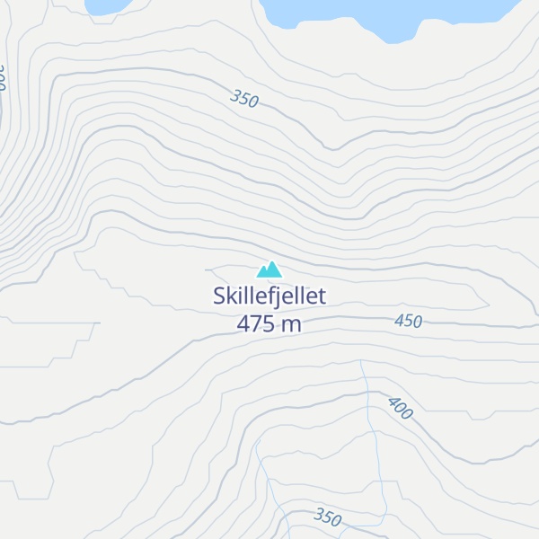 Map of Skillefjellet