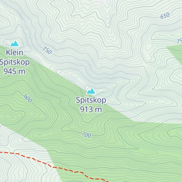 Map of Spitskop