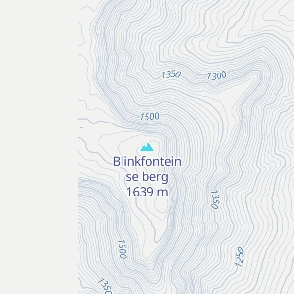 Map of Blinkfontein se berg