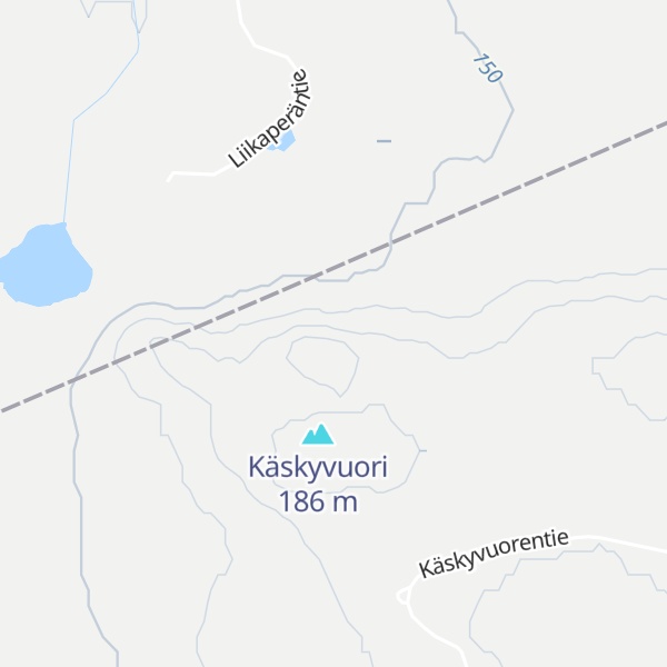 Map of Käskyvuoren kota