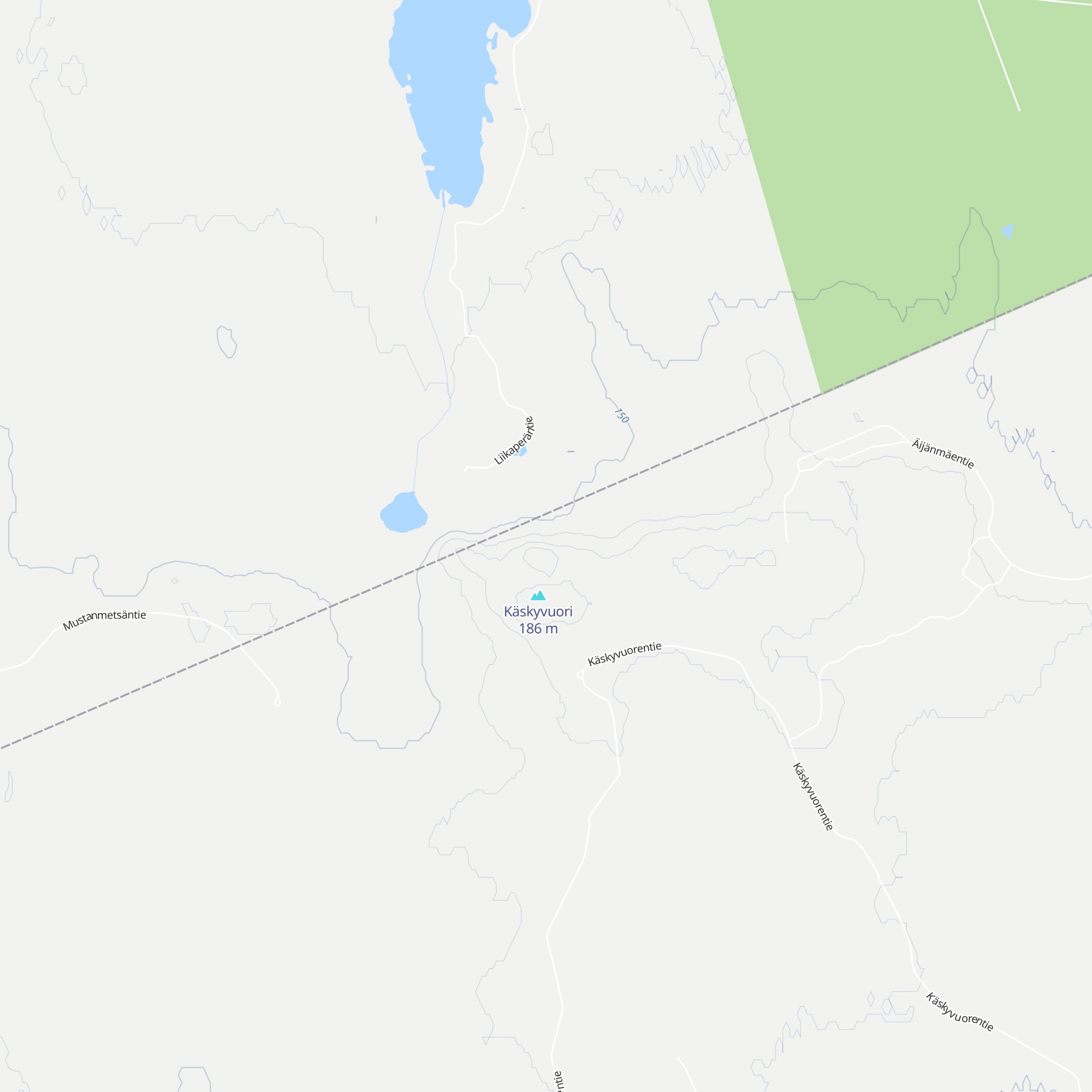 Käskyvuoren kota map
