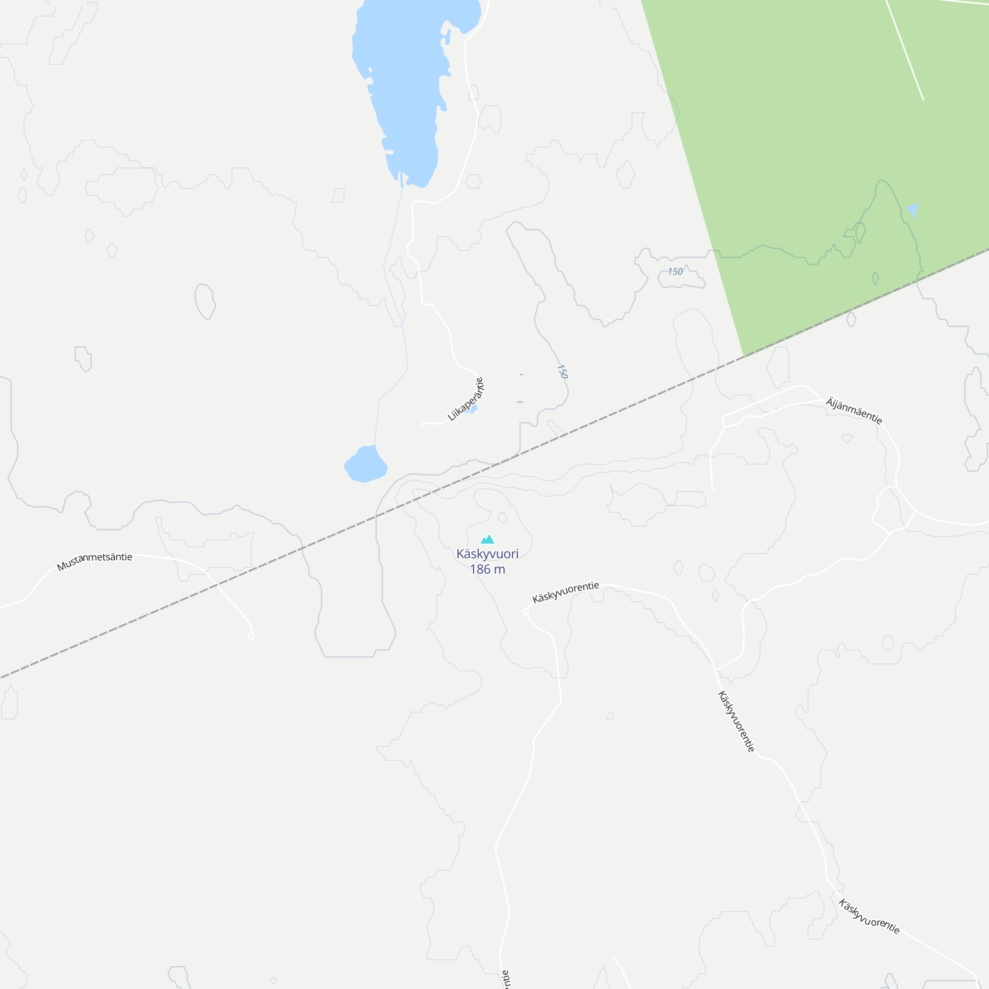 Käskyvuoren kota map