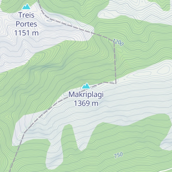 Map of Makriplagi