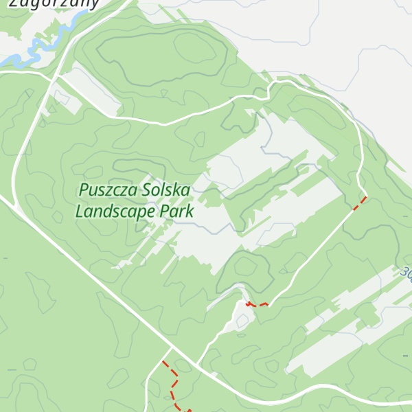 Map of Krzyżowa Góra