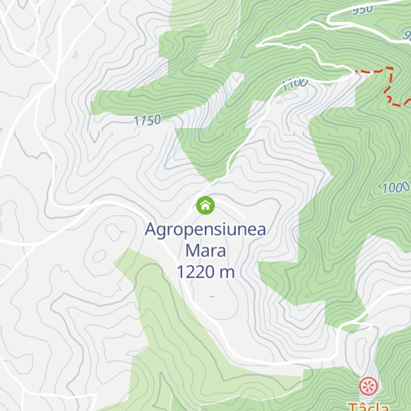 Map of Agropensiunea Mara