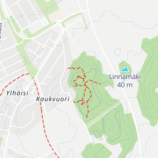 Map of Kaukvuori