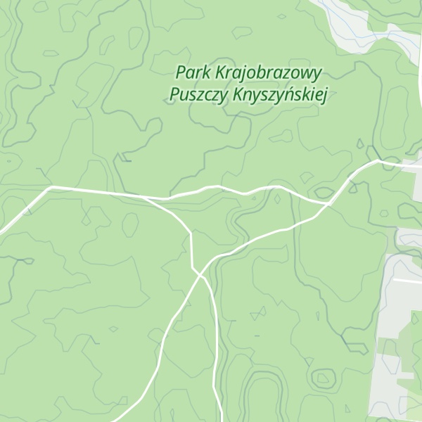 Map of Łysa Góra