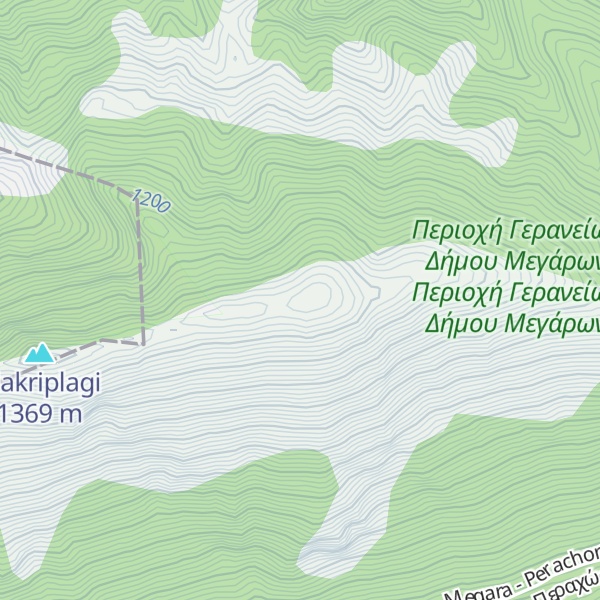 Map of Makryplági