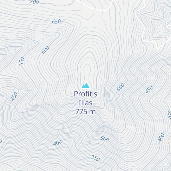 Map of Profítis Ilías
