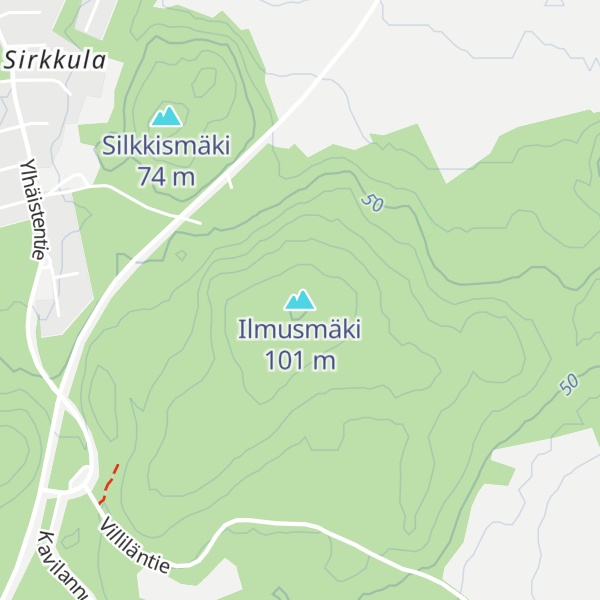 Map of Ilmusmäki