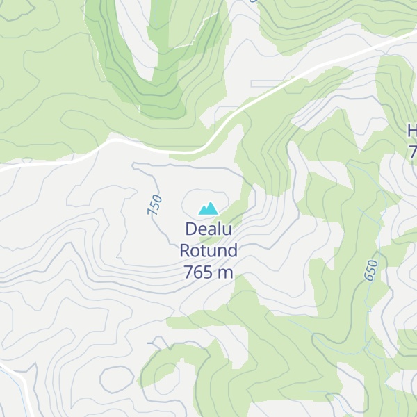 Map of Dealu Rotund