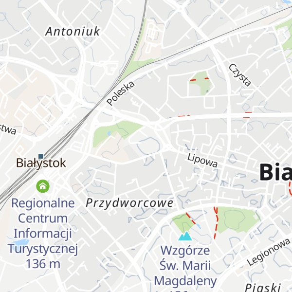 Map of Wzgórze Św. Rocha