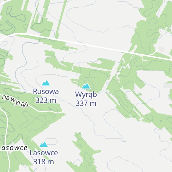 Map of Wyrąb
