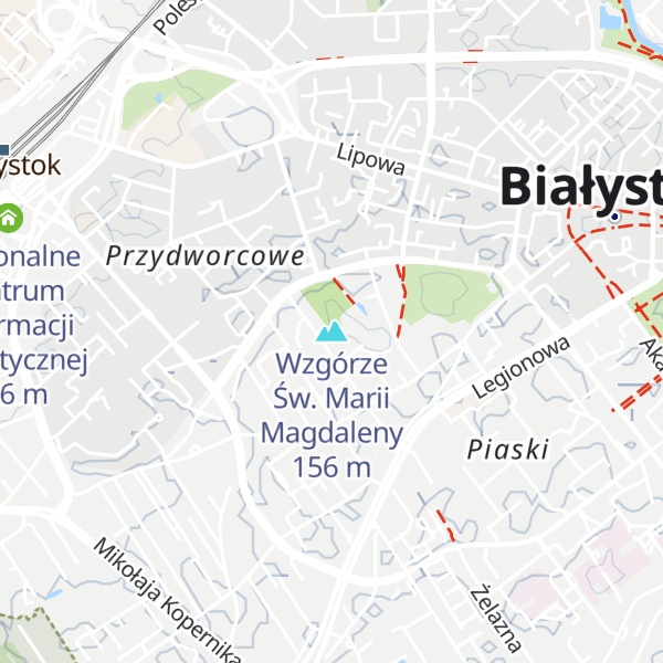 Map of Wzgórze Św. Marii Magdaleny
