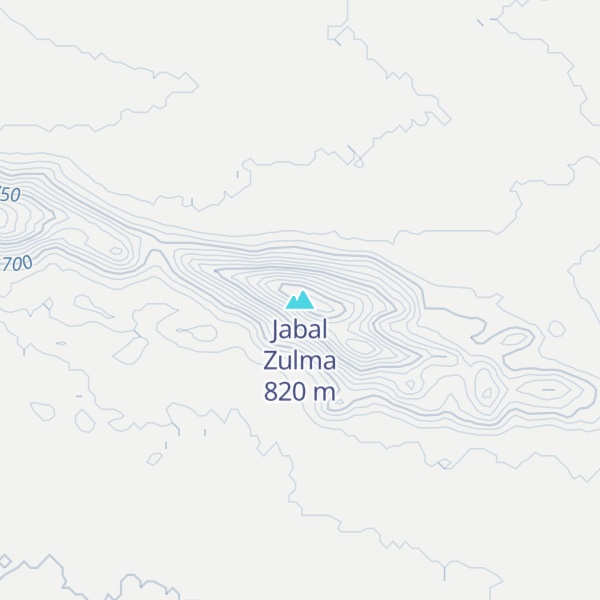 Map of Jabal Zulma