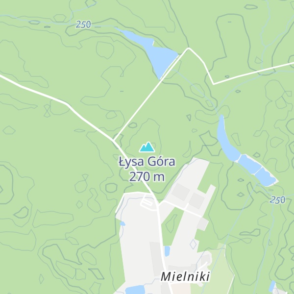 Map of Łysa Góra