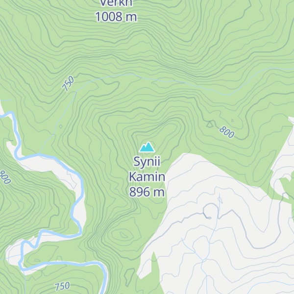 Map of Synii Kamin