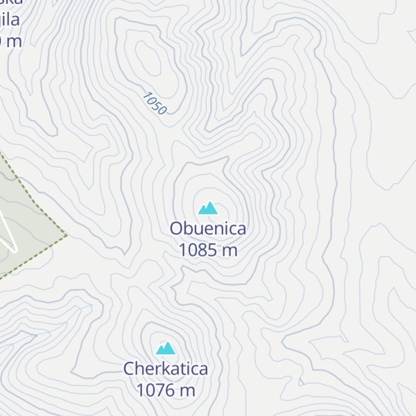Map of Obuenica