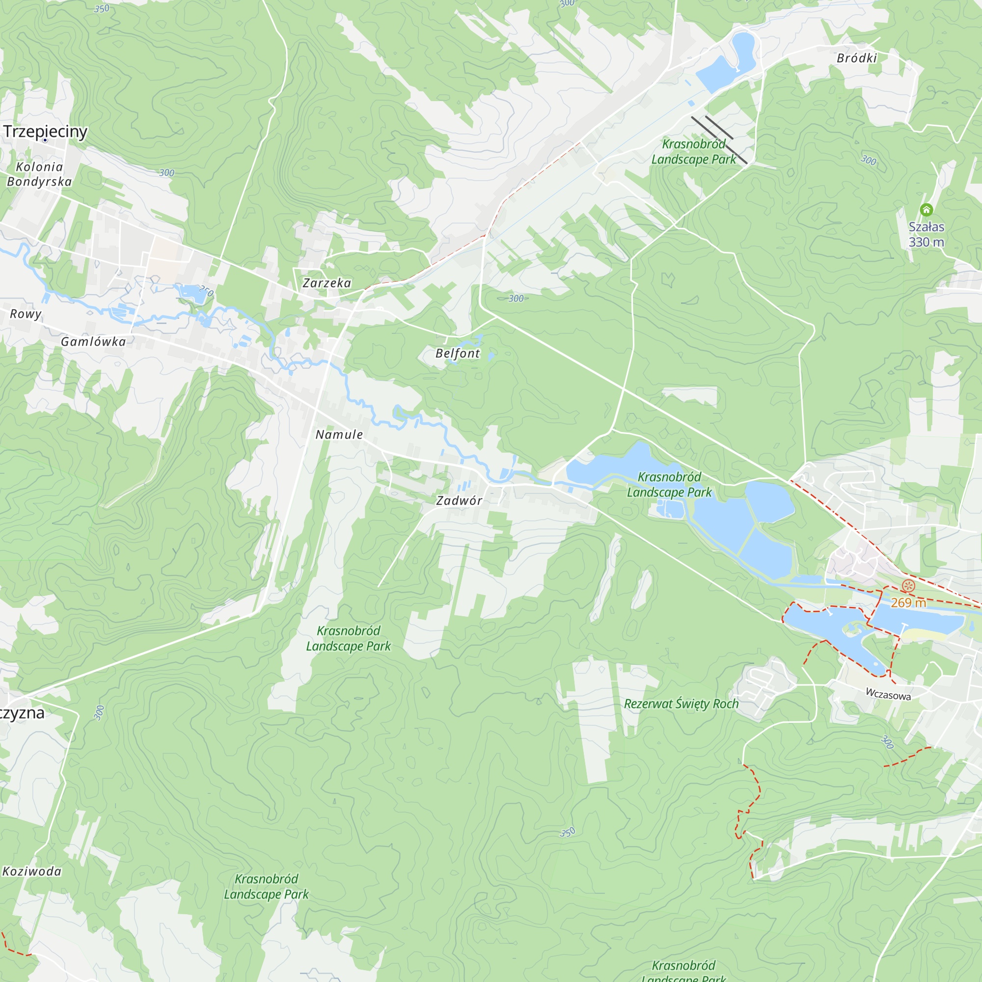 Chatka u Leśniczego map