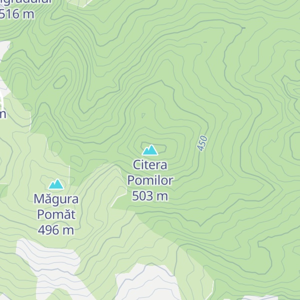Map of Citera Pomilor