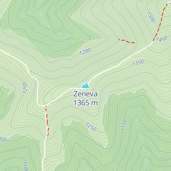 Map of Zeneva