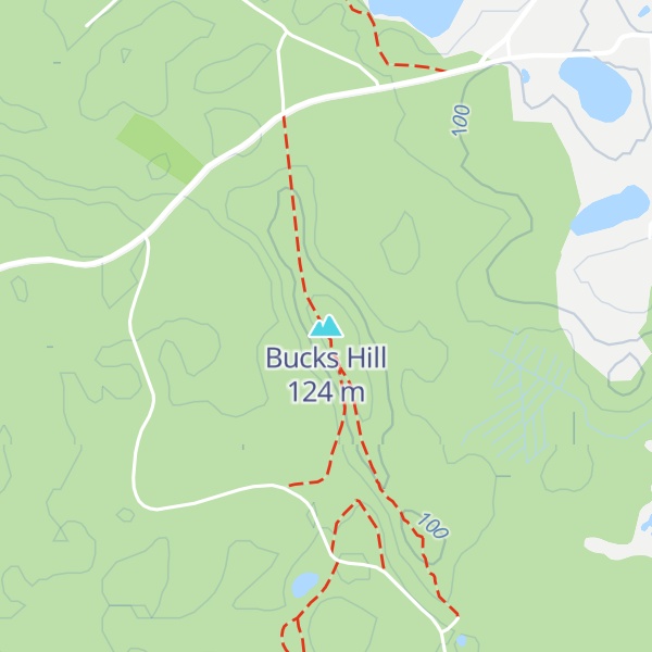 Map of Bucks Hill