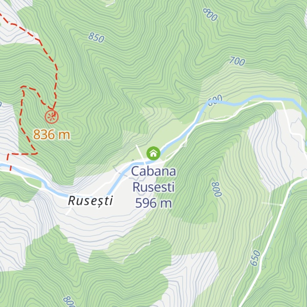 Map of Cabana Rusesti