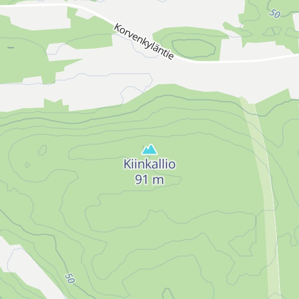 Map of Kiinkallio