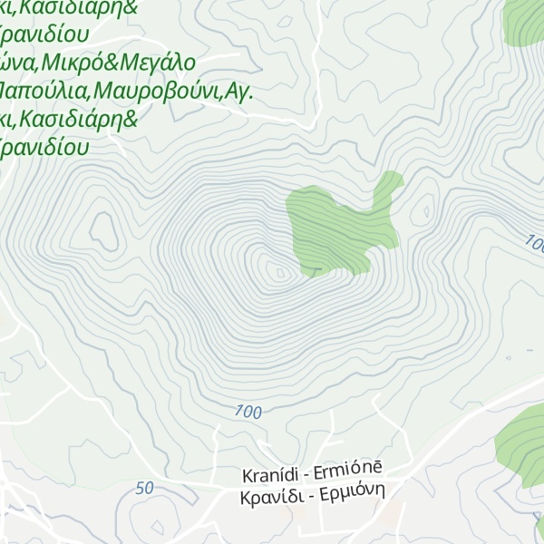 Map of Profítis Ilías