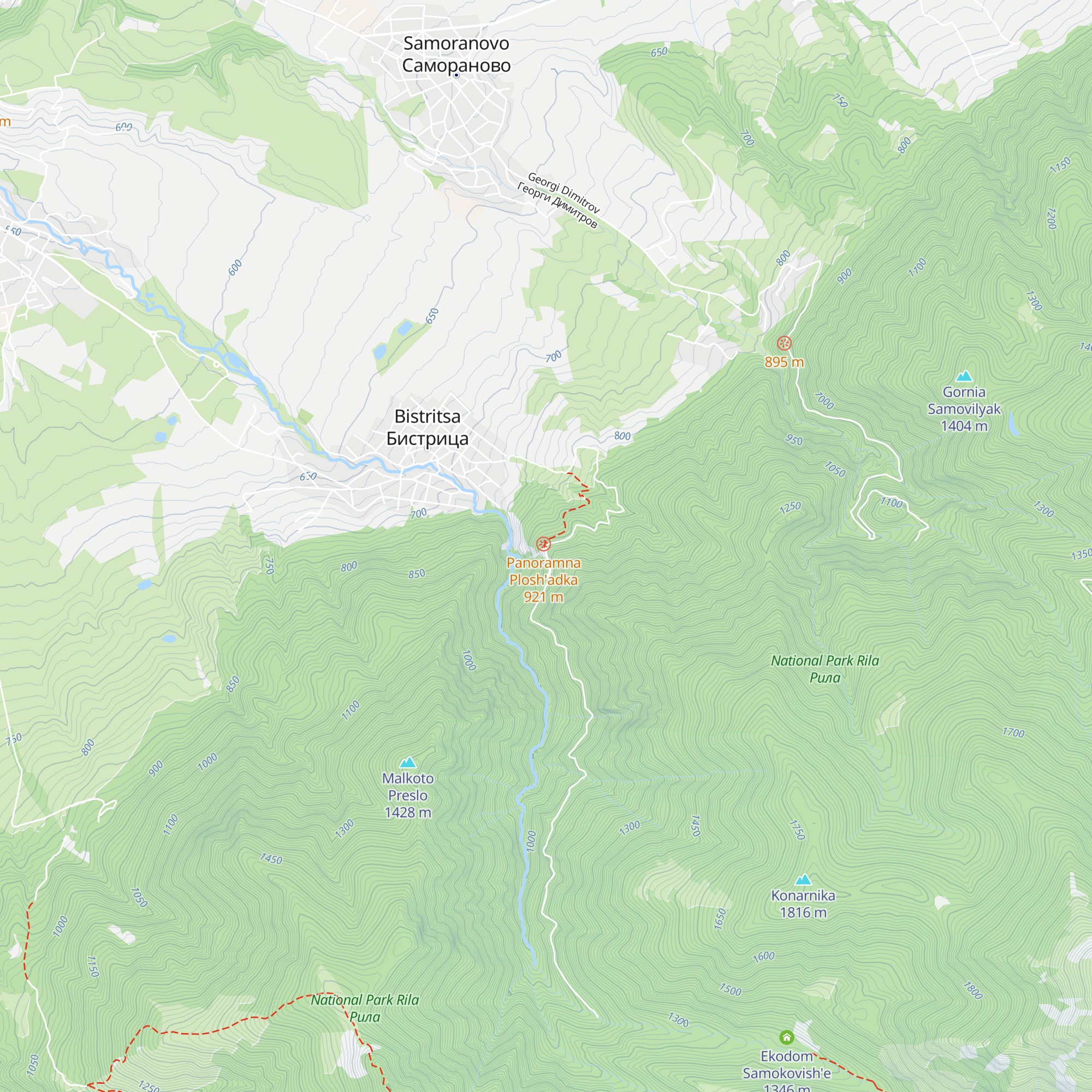 Panoramna Plosh'adka „Sofradzhik“ map