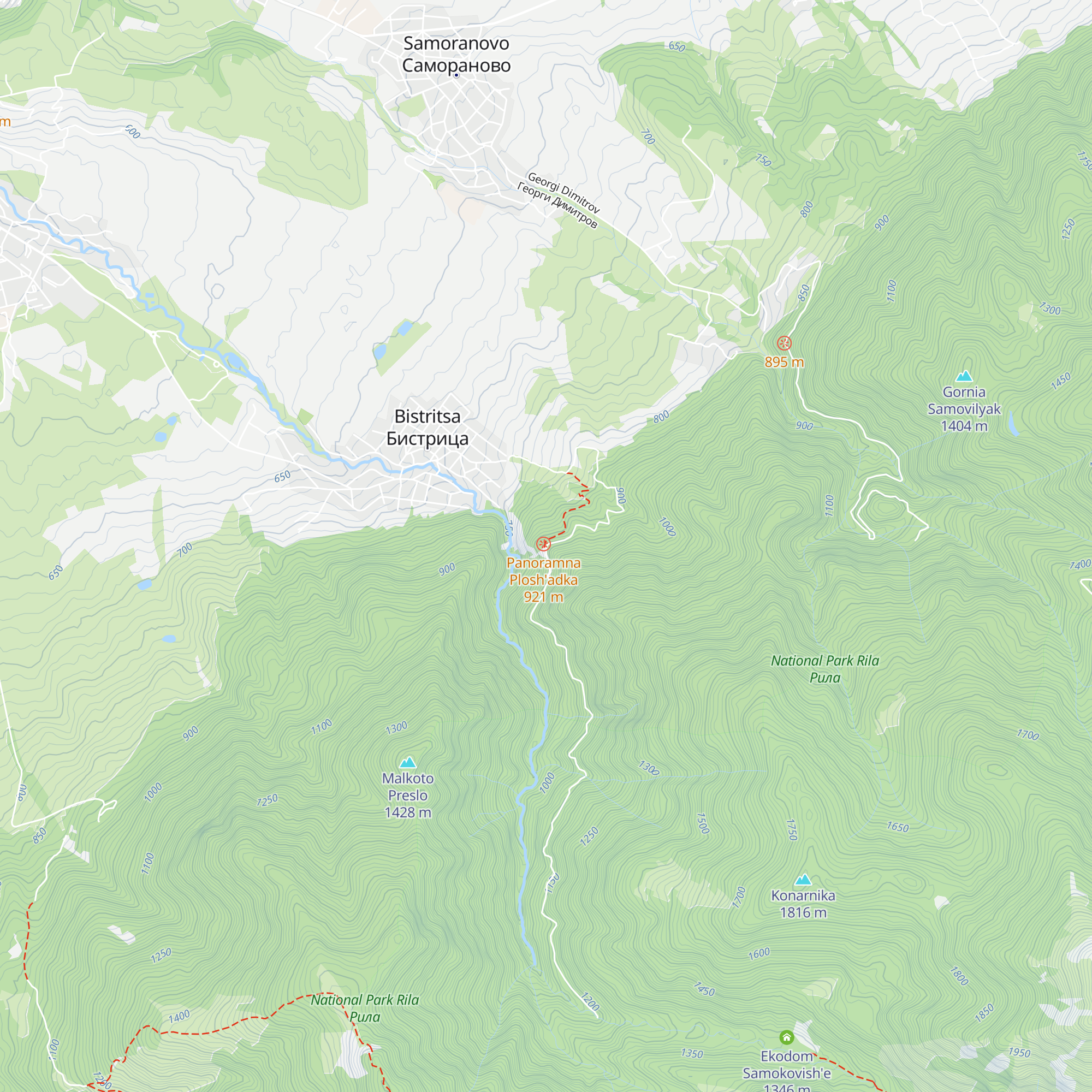 Panoramna Plosh'adka „Sofradzhik“ map