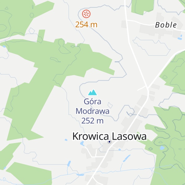 Map of Góra Modrawa